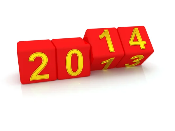 Feliz Año Nuevo 2014 — Foto de Stock