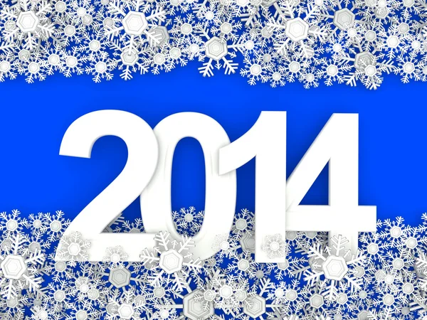 Boldog új évet 2014-ben — Stock Fotó