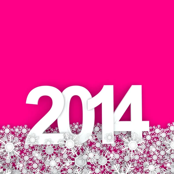 Felice anno nuovo 2014 — Foto Stock