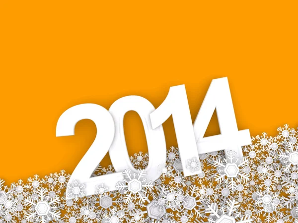 Happy New Year 2014. — Stock Photo, Image