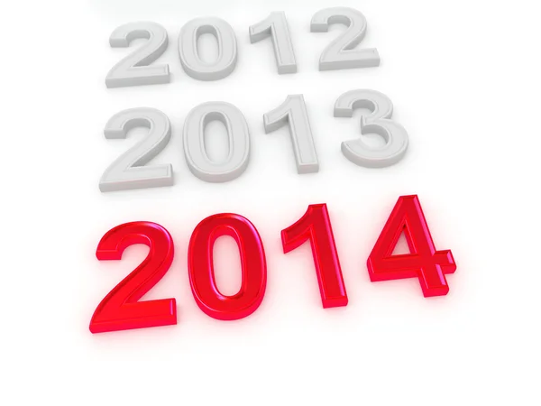 Felice anno nuovo 2014 — Foto Stock