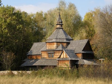 ahşap kilise. pyrohiv. Kiev.