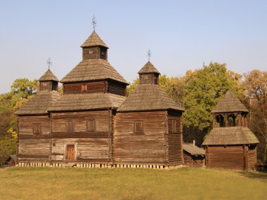 ahşap kilise. pyrohiv. Kiev.