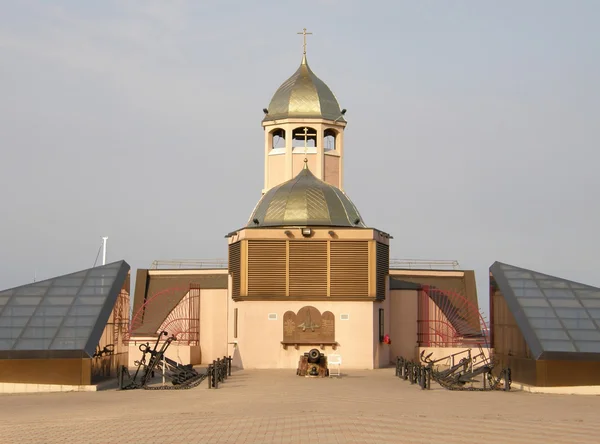 La iglesia en el puerto. Odessa. — Stock fotografie