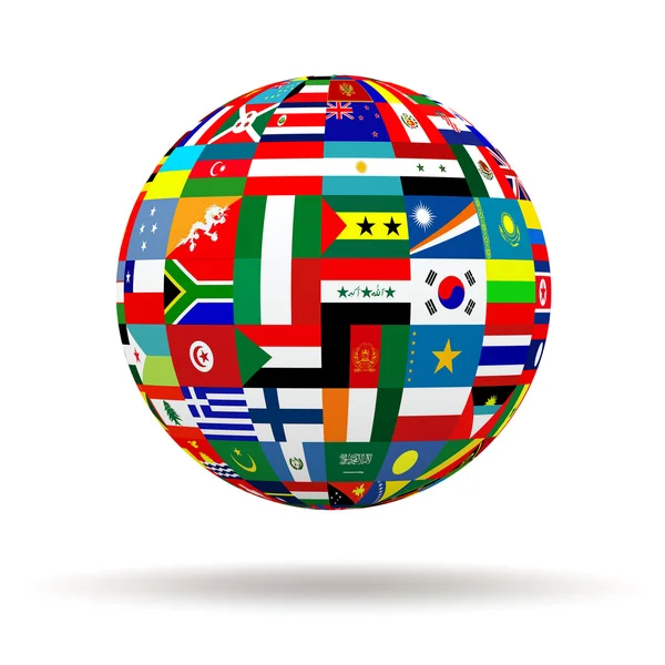Planet flags — Stock Photo, Image