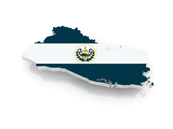 萨尔瓦多的地图 — 图库照片