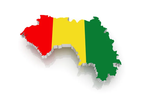 Map of Guinea — Stock Photo, Image