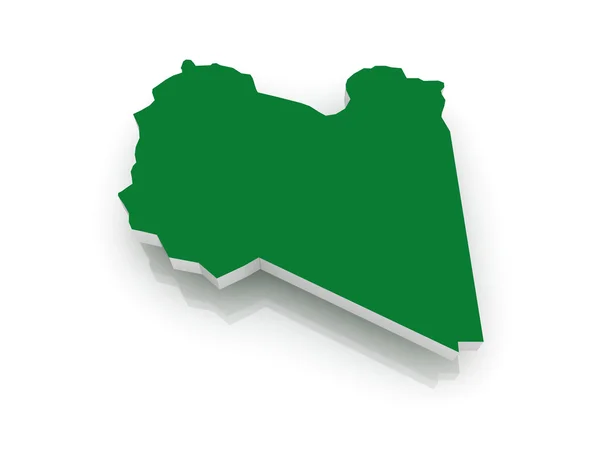 Map of Libya — Stock Photo, Image