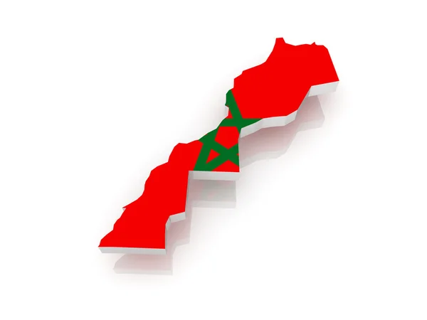 Map of Morocco. — Stock Photo, Image