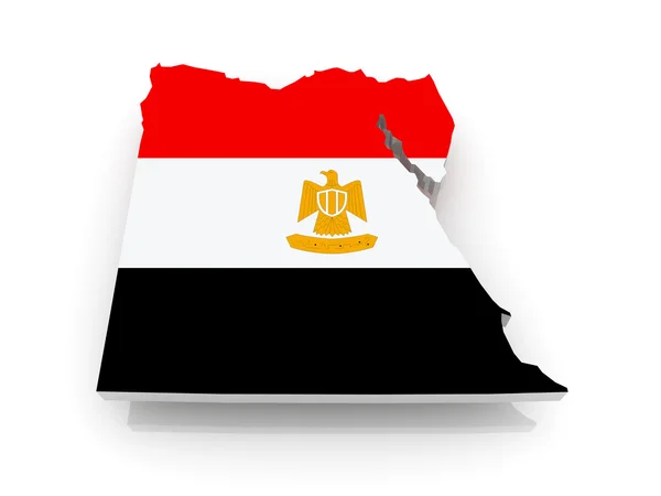 Kaart van Egypte — Stockfoto