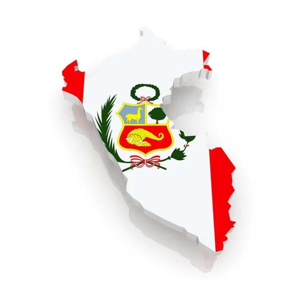 Map of Peru — Stock Photo, Image