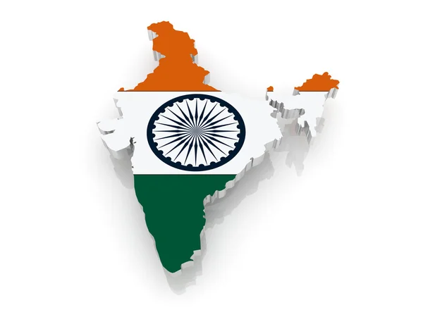 Map of India — Stock Photo, Image