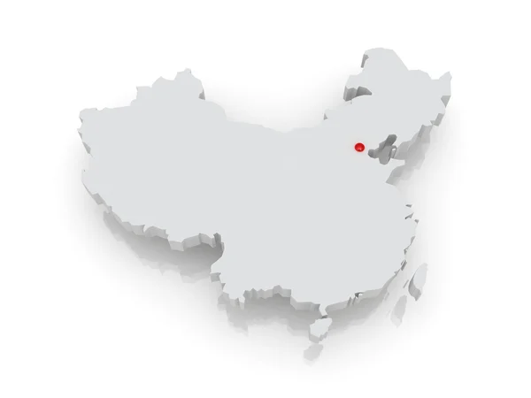 Map of China — Stock Photo, Image