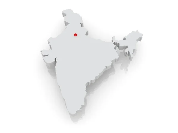 Map of India — Stock Photo, Image