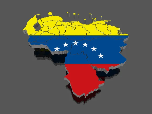 Map of Venezuela — Stock Photo, Image