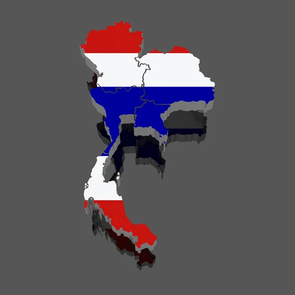 La carte de Thaïlande — Photo