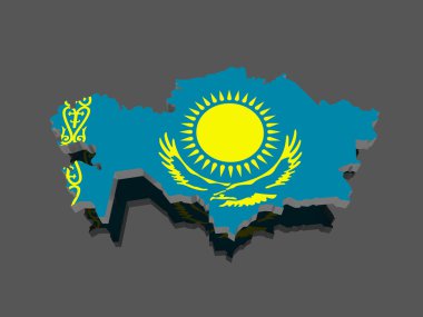Kazakistan Haritası
