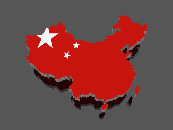 Map of China — Stock Photo, Image