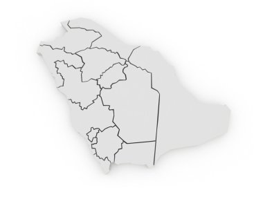 Suudi Arabistan haritası