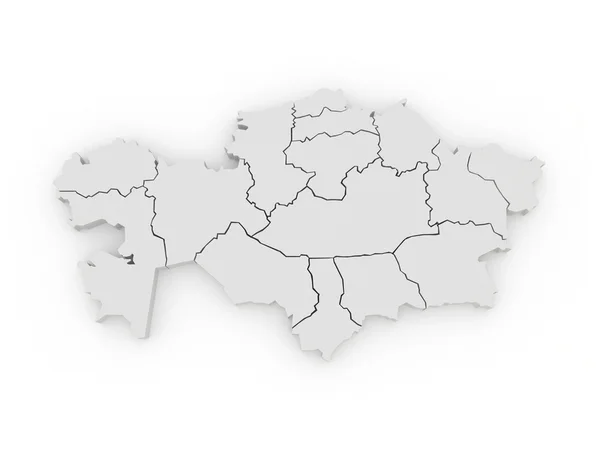 Map of Kazakhstan — Stock Photo, Image