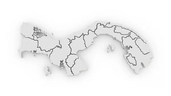 Mapa online de Panamá — Foto de Stock