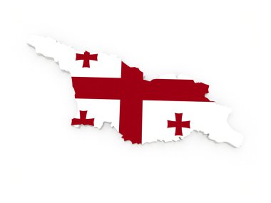 Gürcistan Haritası.