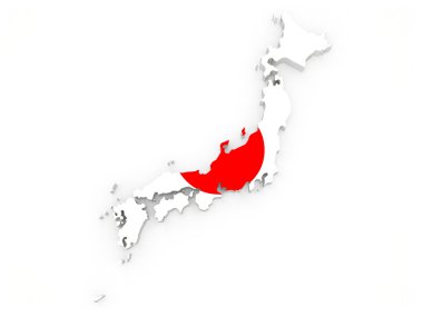 Japonya Haritası.