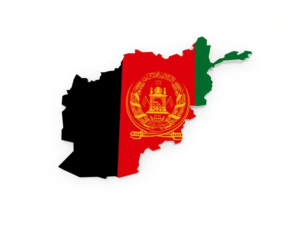 Map of Afghanistan. — Stock Photo, Image