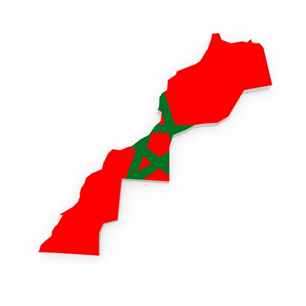 Map of Morocco — Stock Photo, Image