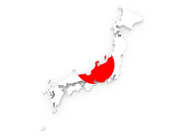 Map of Japan. — Stock Photo, Image