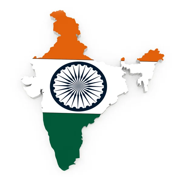 Map of India. — Stock Photo, Image