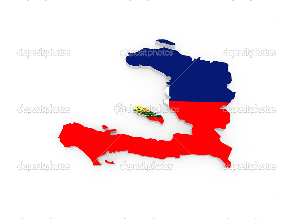 Map of Haiti.