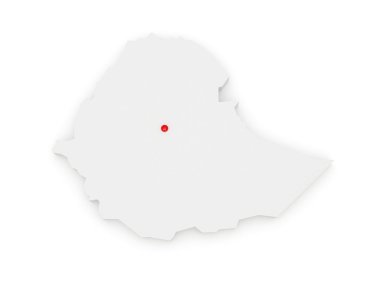 Etiyopya Haritası.