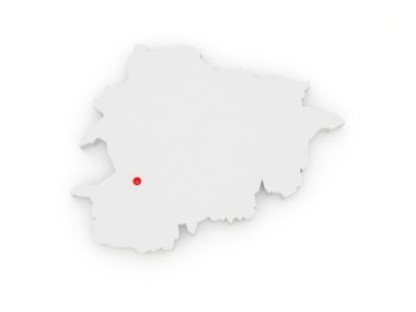 andorra Haritası.