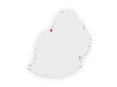 mauritius Haritası.