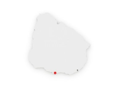 uruguay Haritası.