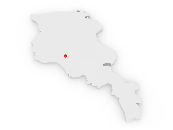 아르메니아의 지도 — 스톡 사진