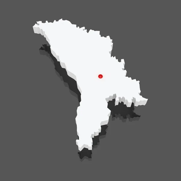 Map of Moldova — Stock Photo, Image