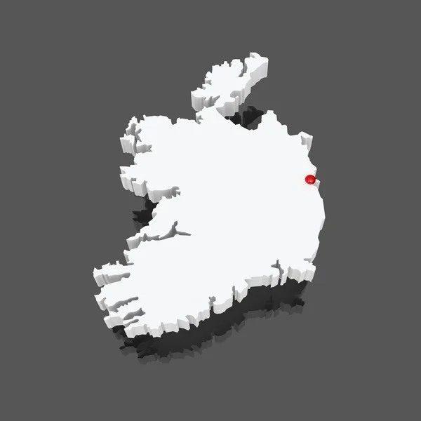 Mapa online de Irlanda. —  Fotos de Stock