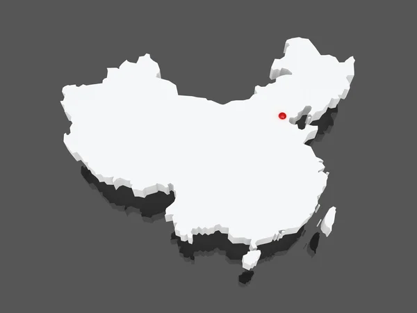 中国地图. — 图库照片