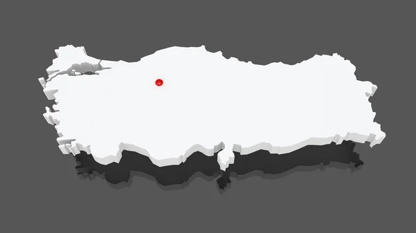 Map of Turkey. — Stock Photo, Image