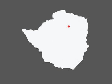 Zimbabve Haritası