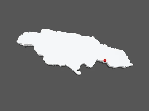 자마이카의 지도 — 스톡 사진