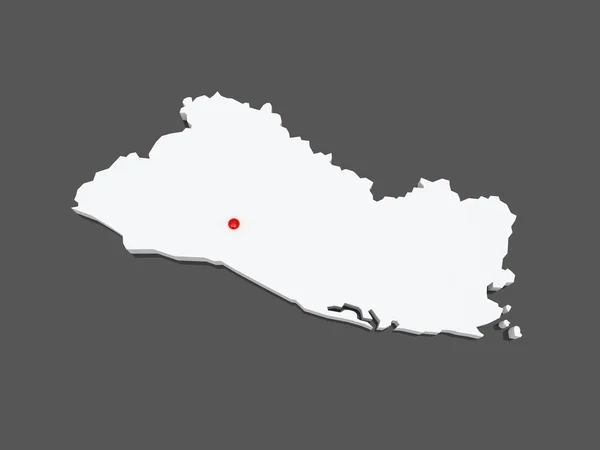 Mapa de Salvador . — Fotografia de Stock