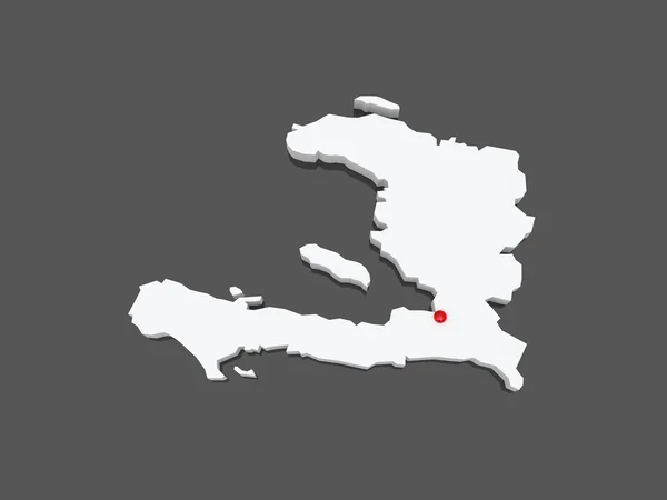 Mapa online de Haití . — Foto de Stock