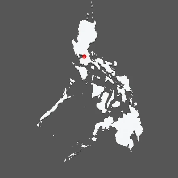 Mapa Filipín. — Stock fotografie