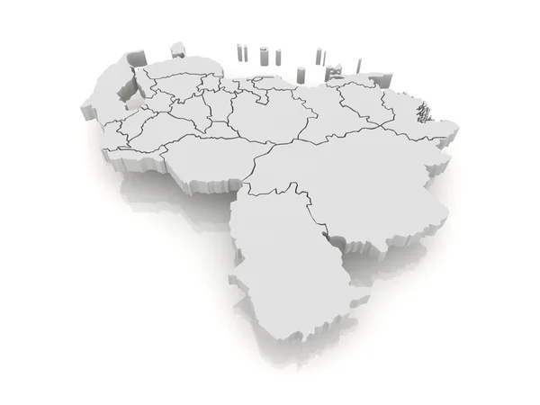 Map of Venezuela — Stock Photo, Image