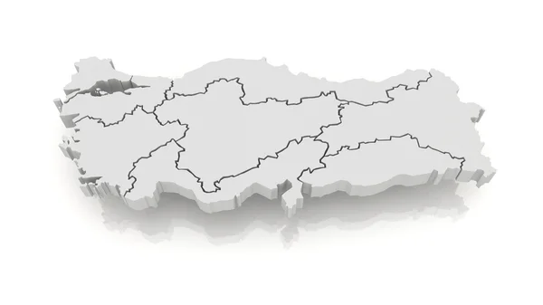 Map of Turkey — Stock Photo, Image