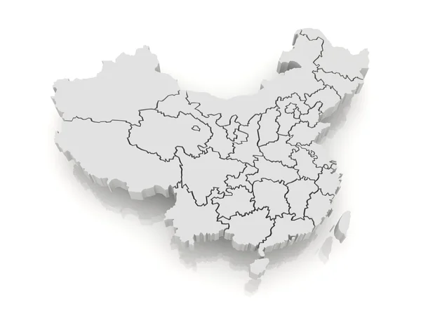 Map of China — Stock Photo, Image