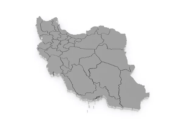 Iran Haritası — Stok fotoğraf